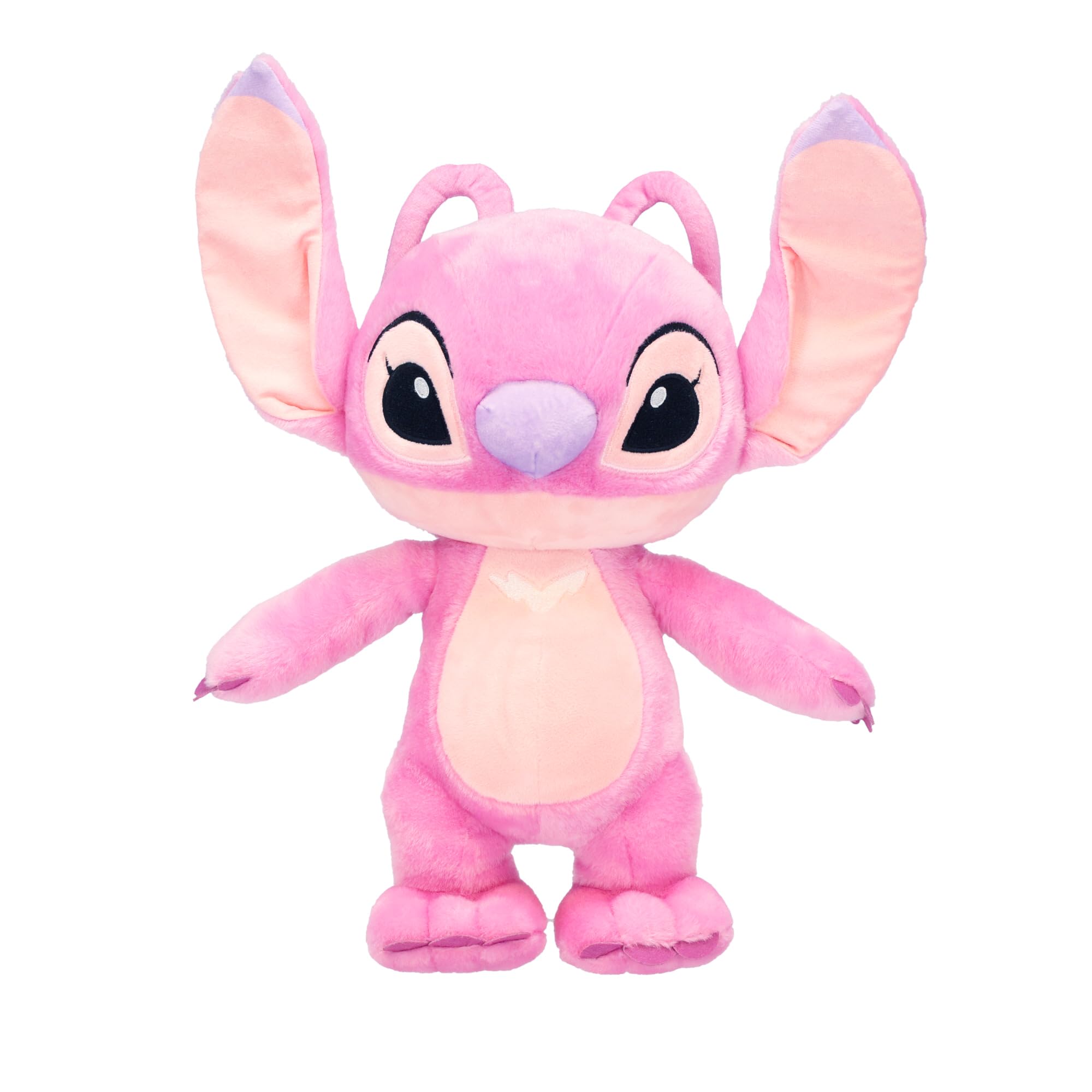 KIDS PREFERRED Disney Baby Lilo & Stitch Angel Soft Huggable Stuffed Animal Cute Plush Toy for Toddler Boys and Girls, Gift for Kids, Pink Angle 16 Inches