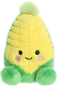 aurora® adorable palm pals™ wavey corn™ stuffed animal - pocket-sized fun - on-the-go play - yellow 5 inches