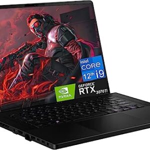 ASUS ROG Zephyrus Gaming Laptop 2023 Newest, 16" WQXGA 165Hz Display, 12th Generation Intel Core i9-12900H (14-Core), GeForce RTX 3070 Ti, WiFi 6E, Windows 11 Home, Off Black