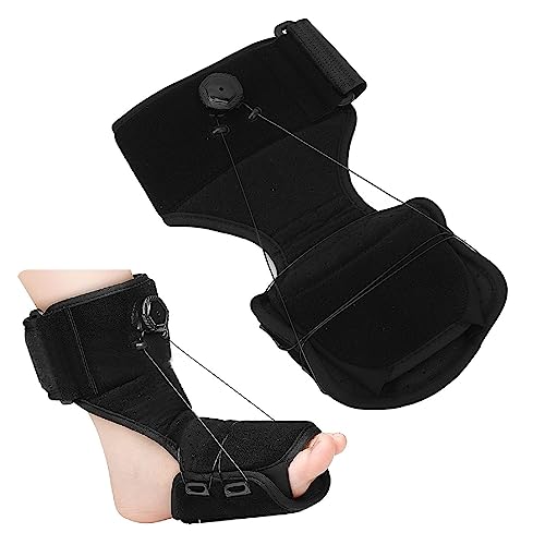 Foot Drop Splint Brace, Compression Plantar Fasciitis Night Splint Sock, Adjust Angle Plantar Fasciitis Correct Foot Support Brace for Night Use