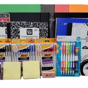 Mega School Supply Kit for High School and College Students