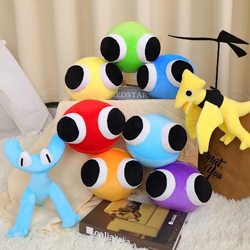 IVCSATB Rainbow Friends Plush, Cyan Plush, Lookies Plush, Yellow Rainbow Friends Chapter 2 Plushies (Yellow)