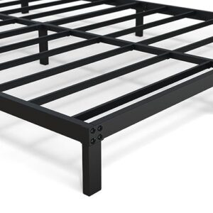 Maenizi 8 Inch Full Size Bed Frame No Box Spring Needed, Heavy Duty Metal Platform Bed Frame Full Support Up to 3000 lbs, Easy Assembly, Noise Free, Black