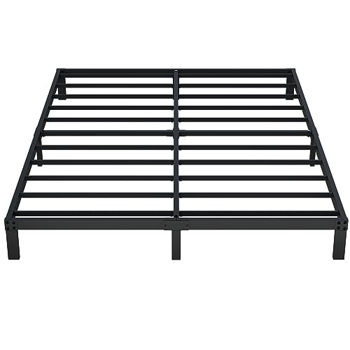 Maenizi 8 Inch Full Size Bed Frame No Box Spring Needed, Heavy Duty Metal Platform Bed Frame Full Support Up to 3000 lbs, Easy Assembly, Noise Free, Black