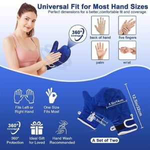 ALDIOUS 2 Pack Electric Hand Warmers for Hand Pain Relief, Heating Pad Wrap for Carpal Tunnel, Tendonitis, Rheumatoid, Osteoarthritis, 86-158℉ Adjustable Temperature, Auto Shut Off