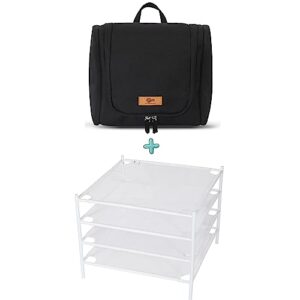 storage maniac 4 pack sweater drying rack + toiletry bag for travel