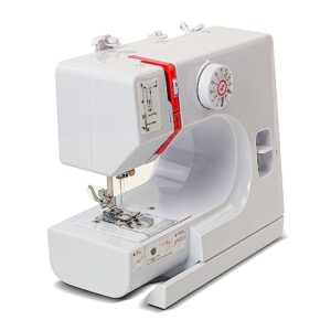 WALLECOM Portable Sewing Machine for Beginners and Kids with 12 Stitch Applications, Dual Speed, and Reverse Stitch- Small Sewing Machine with Foot Pedal, Easy to Use Electric Mini Sewing Machine