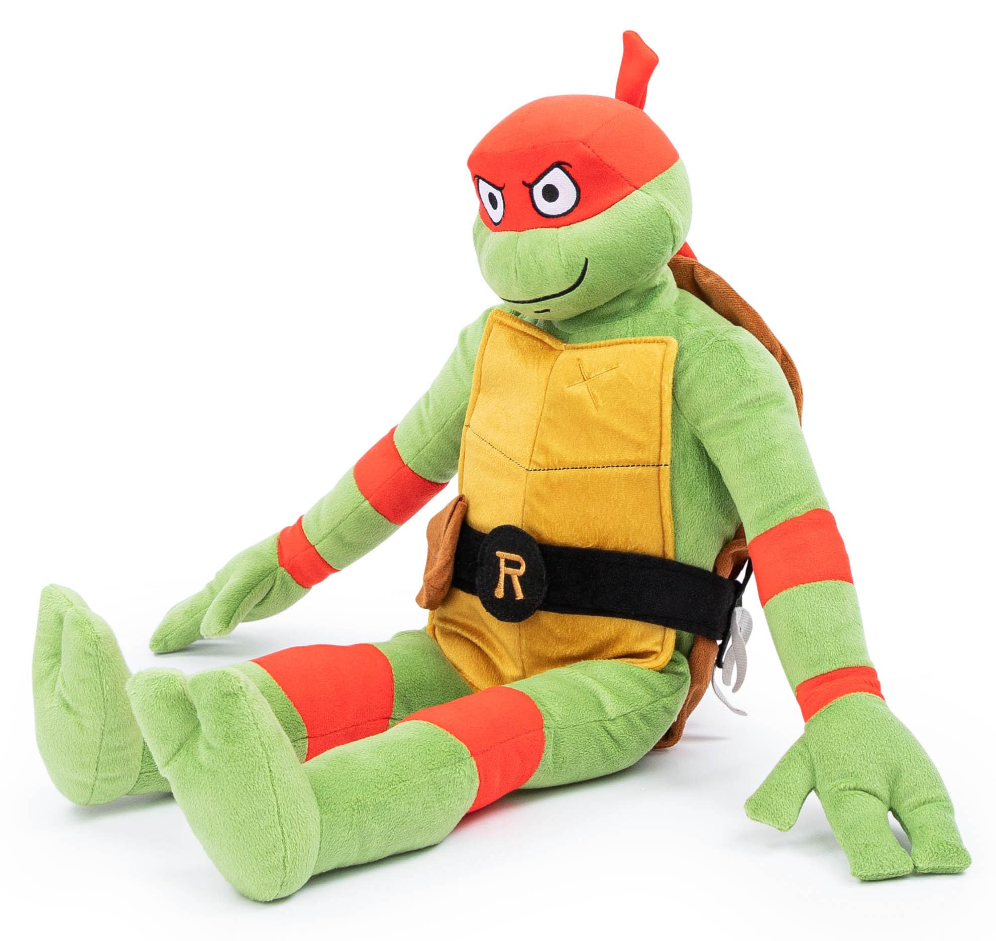 Nickelodeon Teenage Mutant Ninja Turtles Raphael Plush Pillow Buddy - Super Soft Stuffed Character Pillow - Polyester Microfiber, 26 Inches