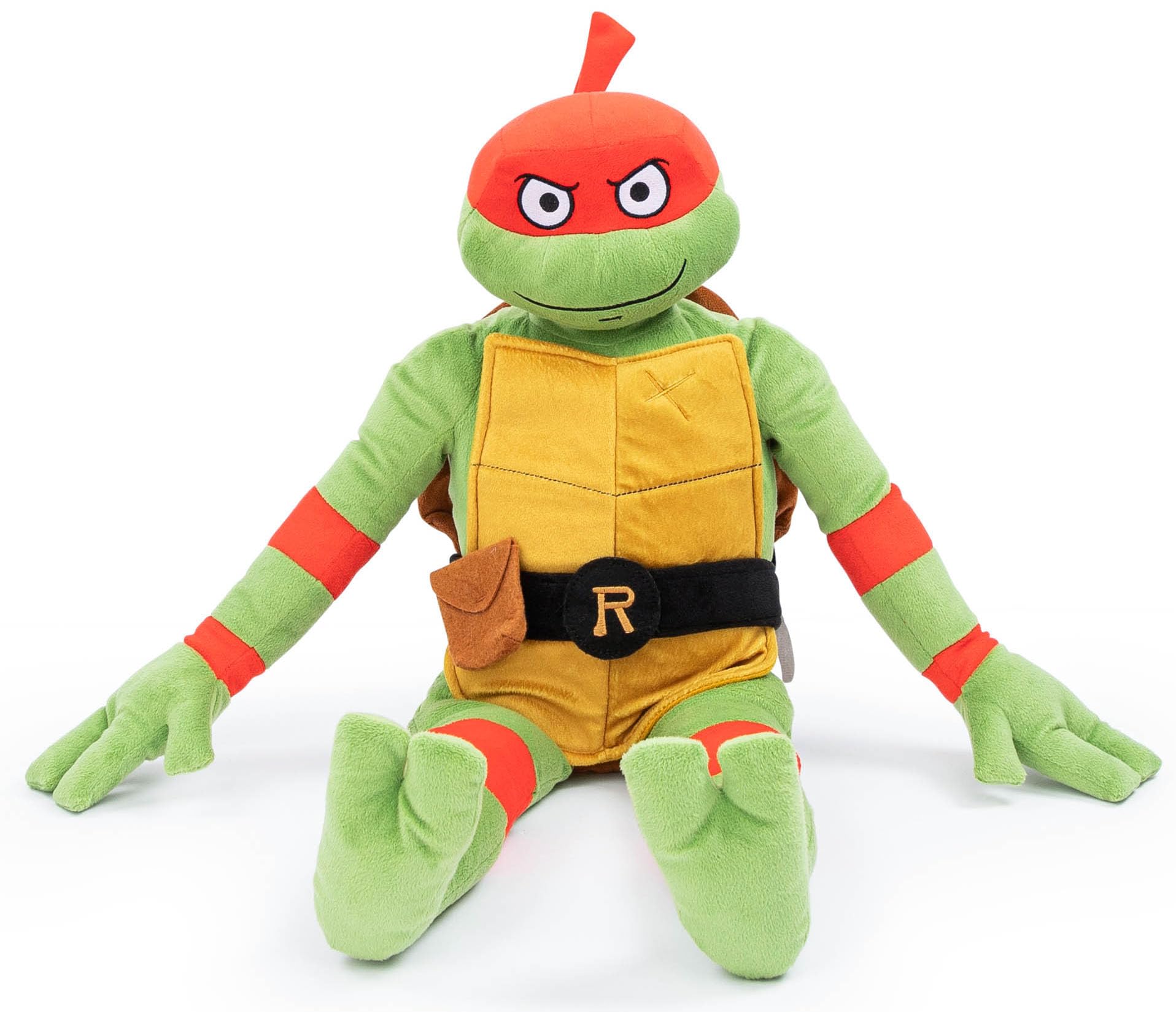 Nickelodeon Teenage Mutant Ninja Turtles Raphael Plush Pillow Buddy - Super Soft Stuffed Character Pillow - Polyester Microfiber, 26 Inches