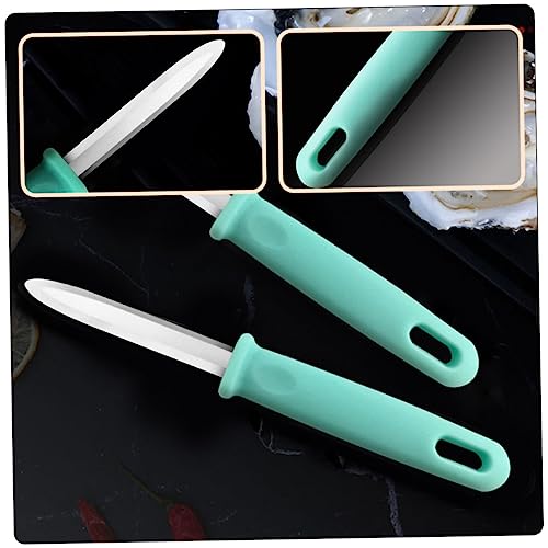 UPKOCH 3pcs Oyster Knife Home Tools Stainless Steel Bottle Opener Debarking Tool Seafood Tools Shell Shucking Knife Oyster Opening Knife Shellfish Opener Oyster Shucker Kitchen Accessory