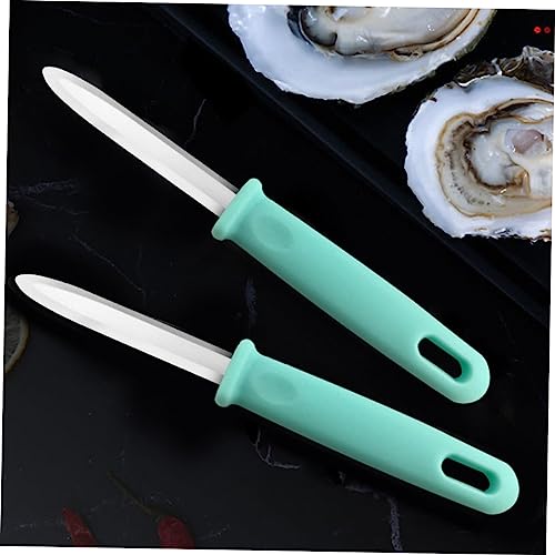 UPKOCH 3pcs Oyster Knife Home Tools Stainless Steel Bottle Opener Debarking Tool Seafood Tools Shell Shucking Knife Oyster Opening Knife Shellfish Opener Oyster Shucker Kitchen Accessory