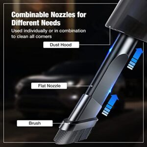 Car Vacuum Cleaner Handheld Vacuum High Power 120W/12kPa Handheld Portable Car Vacuum Mini Vacuum Cleaner with Low Noise Wet and Dry Use Auto Hand Vacuum Cordless Vacuum Cleaner for Car Home Cleanning