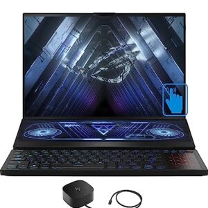 ASUS ROG Zephyrus Duo 16 Gaming & Entertainment Laptop (AMD Ryzen 7 6800H 8-Core, 32GB DDR5 4800MHz RAM, 2x1TB PCIe SSD RAID 0 (2TB), GeForce RTX 3060, 16.0" Win 10 Pro) with G5 Essential Dock