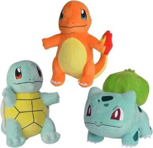 plush starter 3 pack - must-have for kids, babies, toddlers, fans（8 inches）