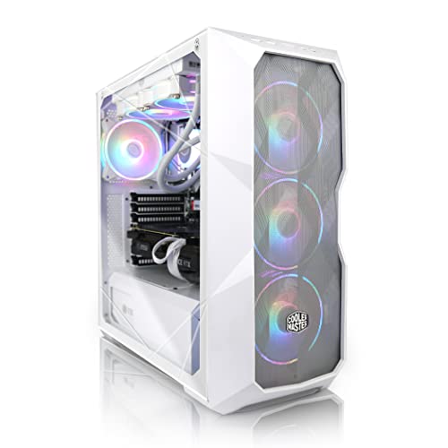 AVGPC Blizzard Gaming Computer - Intel i9 11900K 8-Core 3.5 GHz, RTX 3080 10GB, 32GB DDR4 3600MHz, 360MM Liquid Cooler, 2TB NVMe M.2 SSD, TD500 Mesh White Case, WiFi/AC, Windows 11