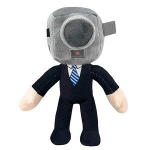 RANJOYUN Skibidi Toilet Plush, 11 inch Speakean Cameraman Speakerman Titan Tv Man Bosses Plushies Toy, Stuffed Plushie Doll Toys Collectible Gifts for Kids Fans Aldults Birthday (6 PCS)