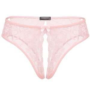 Avidlove Sexy Thongs for Women Lace Panty Underwear T-back Tangas for Ladies 3 Pack