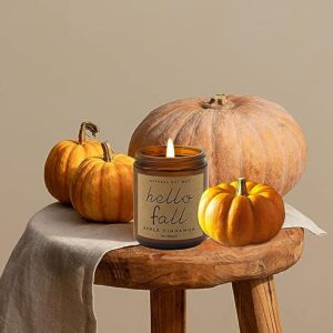 Fall Decorations for Home - Fall Candles, Fall Gifts for Women, Natural Soy Wax Autumn Morning Scented Candles