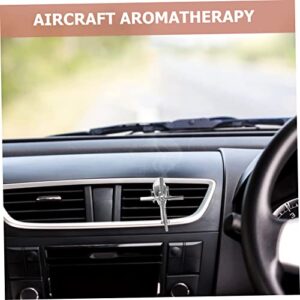 Homoyoyo 1 Set Aircraft Automatic Air Fresheners for Home Solid Air Fresheners for Home Air Diffusers for Home Car Interior Scent Diffuser Car Perfume Clip Auto Air Fresher