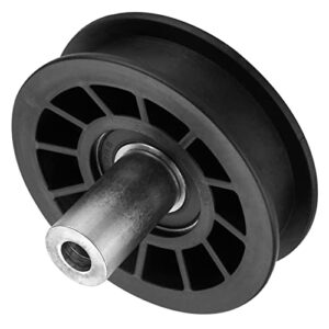 idler pulley 179114 532179114 replacement for craftsman mower - flat idler pulley compatible with craftsman lt1000, hu sqvarna po ulan pro ayp riding mower, replace 12644 280-934