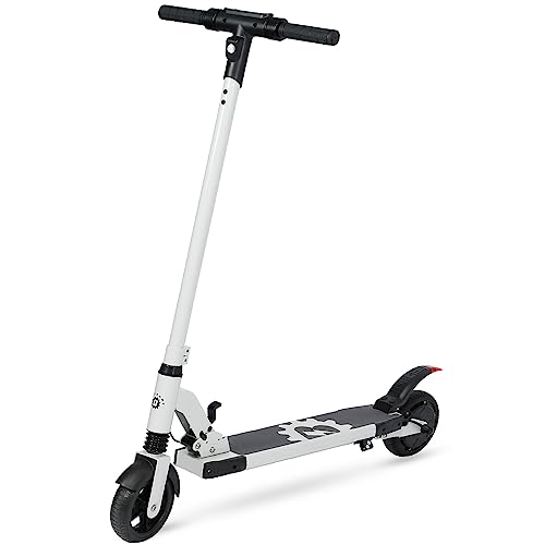 Electric Scooter Adults High Performance Kick Scooter,Portable Folding Commuting Electric Scooter (White)