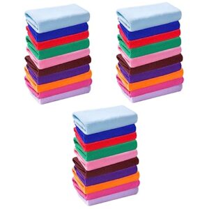 yarnow fast drying towel 30 pcs/pack dry kitchen hotel mixed fast color washcloths for bathroom/cloths assorted home hand in washcloth towels cleaning microfiber cm facial shower fast dry towel