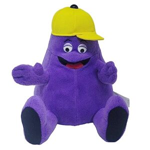 yellow hat cartoon character 7" plush toy, emotional companionship gift, collect decorative figure toys gift for kids and fans