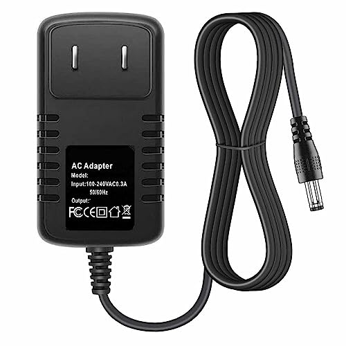 Nuxkst AC DC Adapter for Hitachi Digital 8 Hi8 8mm Video Camcorder VHSC Camera VM-H53E VM-E53A VM-E55A VM-H57 VM-H57A VM-H57E VM-E57E Power Supply Cord (Note: Without Battery Charger Dock.)