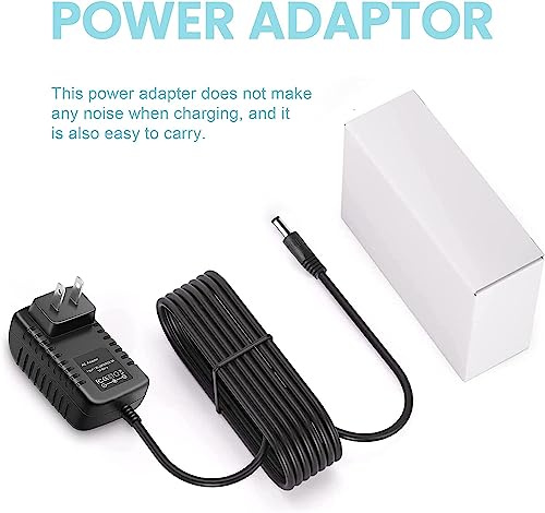 Nuxkst AC DC Adapter for Hitachi Digital 8 Hi8 8mm Video Camcorder VHSC Camera VM-H53E VM-E53A VM-E55A VM-H57 VM-H57A VM-H57E VM-E57E Power Supply Cord (Note: Without Battery Charger Dock.)