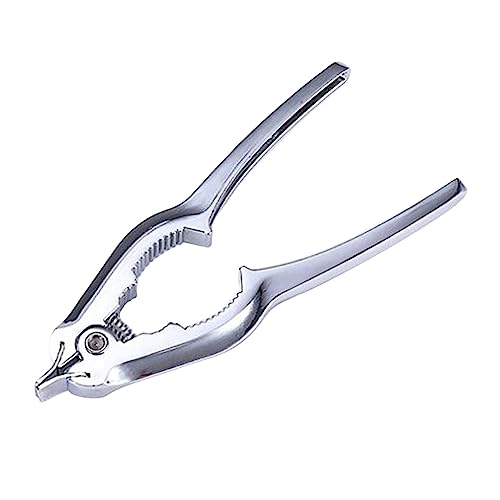 Gazechimp Shellfish Clam Opener Pliers Tool Gadgets Nut Cracker Comfortable Grip Accessories Sturdy Zinc Alloy Crab Cracker for Restaurants and Home