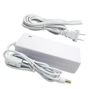 power cord replacement for cricut maker, 18v 3a power adapter compatible with cricut explore air 2 cutting machine, power cord for cricut cutting machine, charger power supply wall plug cord (white)