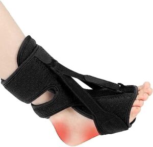 zagh 1pcs plantar fasciitis night splint with soft memory foam pad achilles tendonitis relief foot drop heel arch pain support unisex