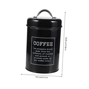 BETOOKY Coffee Can Sealed Container Tea Containers Coffee Container Flour Storage Container Coffee Powder Jar Metal Tea Canister Coffee Sugar Tea Canister Set Metal Canister Coffee Jars