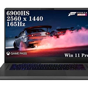 ASUS 2023 ROG Zephyrus 15.6" WQHD 165Hz Gaming Laptop, AMD Ryzen 9 6900HS, RGB Backlit Keyboard, NVIDIA GeForce RTX 3060 8G, Win 11 Pro, Gray, 32GB SnowBell USB Card, (32GB DDR5 | 2TB PCIe SSD)