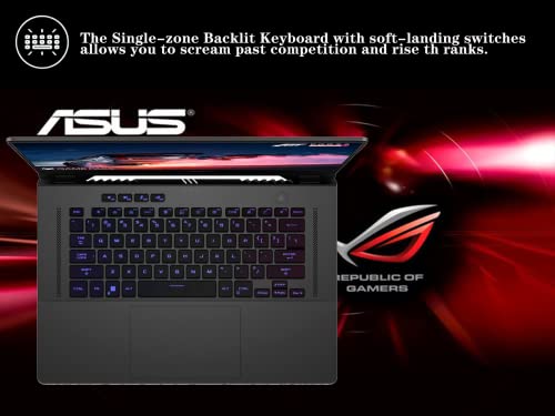 ASUS 2023 ROG Zephyrus 15.6" WQHD 165Hz Gaming Laptop, AMD Ryzen 9 6900HS, RGB Backlit Keyboard, NVIDIA GeForce RTX 3060 8G, Win 11 Pro, Gray, 32GB SnowBell USB Card, (32GB DDR5 | 2TB PCIe SSD)