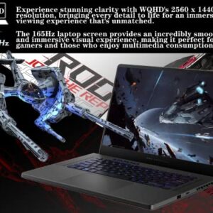 ASUS 2023 ROG Zephyrus 15.6" WQHD 165Hz Gaming Laptop, AMD Ryzen 9 6900HS, RGB Backlit Keyboard, NVIDIA GeForce RTX 3060 8G, Win 11 Pro, Gray, 32GB SnowBell USB Card, (32GB DDR5 | 2TB PCIe SSD)