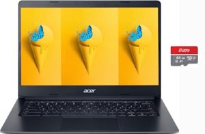 acer chromebook 314 for student and business, 14" fhd touch ips, intel uhd graphics 600, intel celeron n4020, 4gb ram, 128gb storage(64gb emmc + 5ave 64gb flash memory), chrome os, wifi 5, black