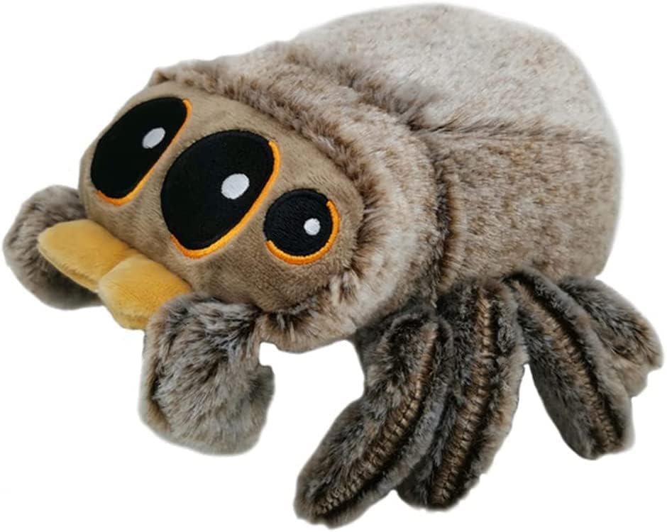 MUSFT The Jumping Cute Spider Plush Stuffed Animal Character Anime Movie Video Game Toy Best Gift for Kids Brithday 8"