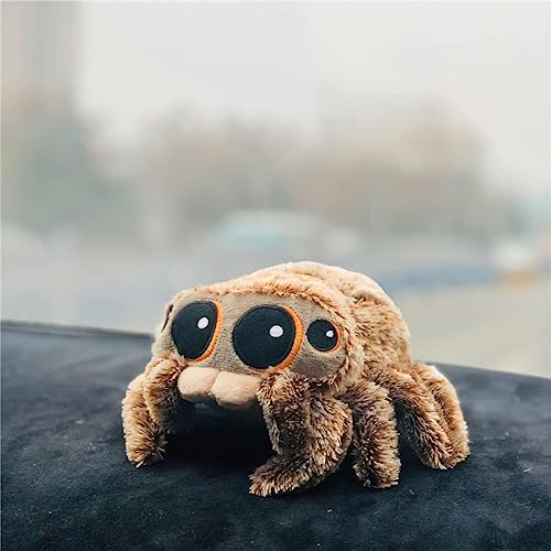 MUSFT The Jumping Cute Spider Plush Stuffed Animal Character Anime Movie Video Game Toy Best Gift for Kids Brithday 8"