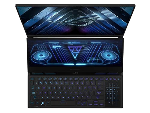 ASUS ROG Zephyrus Duo 16 GX650 GX 16.0" 240Hz WQXGA Gaming Laptop (AMD Ryzen 9 7945HX 16-Core, 32GB DDR5, 1TB SSD, GeForce RTX 4080 12GB, Per Key RGB KYB, Win11P) w/Dockztorm Dock