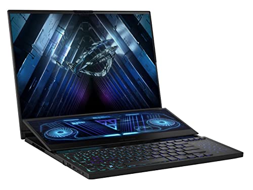 ASUS ROG Zephyrus Duo 16 GX650 GX 16.0" 240Hz WQXGA Gaming Laptop (AMD Ryzen 9 7945HX 16-Core, 32GB DDR5, 1TB SSD, GeForce RTX 4080 12GB, Per Key RGB KYB, Win11P) w/Dockztorm Dock