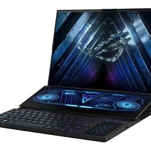 ASUS ROG Zephyrus Duo 16 GX650 GX 16.0" 240Hz WQXGA Gaming Laptop (AMD Ryzen 9 7945HX 16-Core, 32GB DDR5, 1TB SSD, GeForce RTX 4080 12GB, Per Key RGB KYB, Win11P) w/Dockztorm Dock