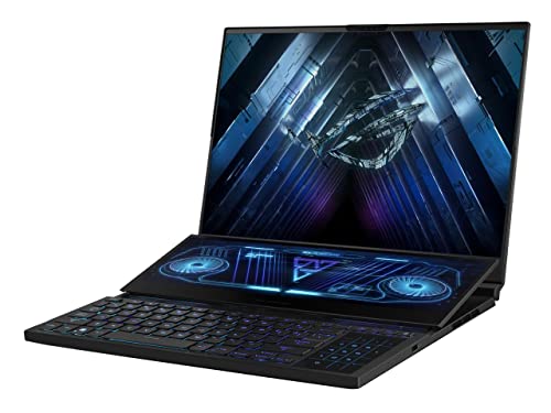 ASUS ROG Zephyrus Duo 16 GX650 GX 16.0" 240Hz WQXGA Gaming Laptop (AMD Ryzen 9 7945HX 16-Core, 32GB DDR5, 1TB SSD, GeForce RTX 4080 12GB, Per Key RGB KYB, Win11P) w/Dockztorm Dock