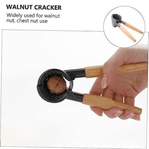 Black Walnut 3 Pcs Nutcracker Nut Sheller Pliers Dried Fruit Opener Nut Opener Tool Crab Tools Peanut Electric Bottle Opener Multifunctional Nutcracker Chestnut Shell Chestnut Set