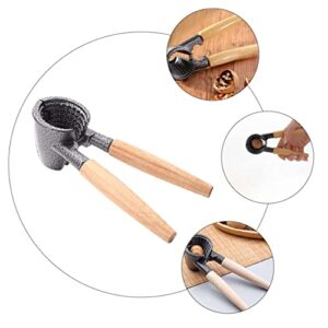 Black Walnut 3 Pcs Nutcracker Nut Sheller Pliers Dried Fruit Opener Nut Opener Tool Crab Tools Peanut Electric Bottle Opener Multifunctional Nutcracker Chestnut Shell Chestnut Set