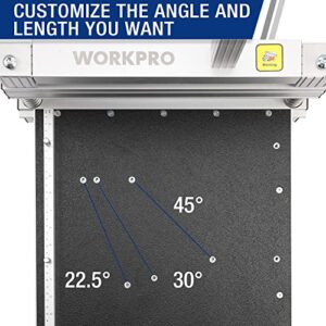 WORKPRO 13" Laminate Floor Cutter with DURATECH 4 Pack 12" Magnetic Tool Holder Strip