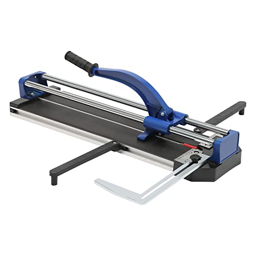 Tile Cutter 31 Inch Manual Tile Cutter with Tungsten Alloy Wheels, Ceramic Floor Tile Tile Cutting Tool, Infrared Positioning Guided Accuracy, Adjustable Measuring Ruler