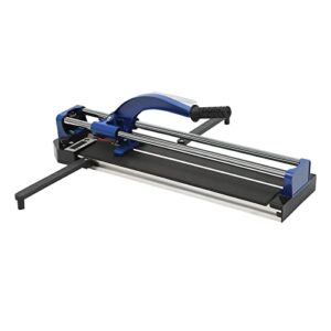 Tile Cutter 31 Inch Manual Tile Cutter with Tungsten Alloy Wheels, Ceramic Floor Tile Tile Cutting Tool, Infrared Positioning Guided Accuracy, Adjustable Measuring Ruler