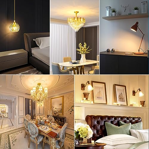 SNBIHIBE G9 LED Chandelier Light Bulb 4W, 40 Watt Halogen Bulbs Equivalent, T4 Base Bi-Pin 450LM 3000K Warm White Lights, Non-Dimmable, No-Flicker for Bathroom Lighting, Pendant Lamp 3pcs