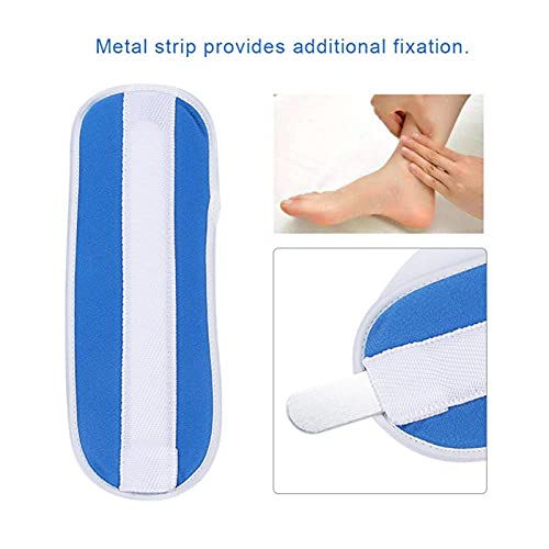 Copper Compression Plantar Fasciitis Night Splint - Foot Drop, Adjustable Ankle Brace, Achilles Tendonitis, Plantar Fasciitis, Stroke Bone Fracture (Large)